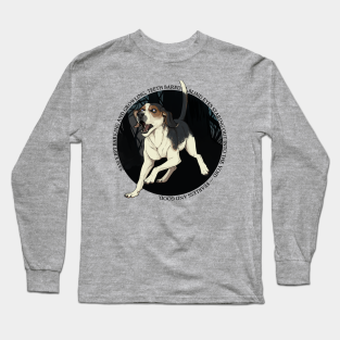 Oldgodsofappalachia Long Sleeve T-Shirt - Barking Into The Void by Old Gods of Appalachia